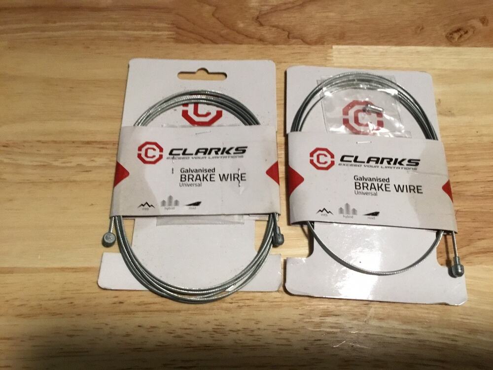 Two Clarks Galvanized Brake Wire Cable Brake Clk Wire Galv 1.5x2000 Univ